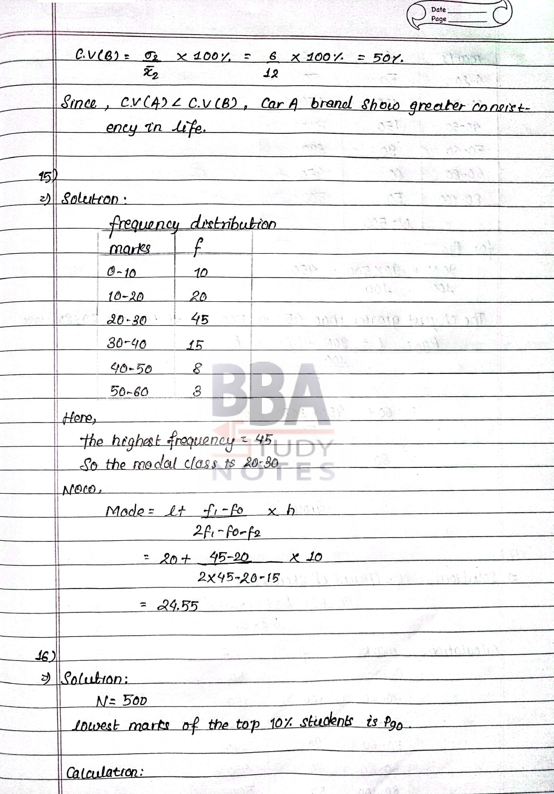 stat model question bba 3rd (6)